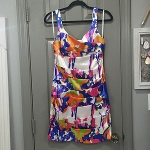 💙BEAUTIFUL PAINT SPLATTER DRESS